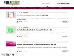 Sites similar to pricekaato.com