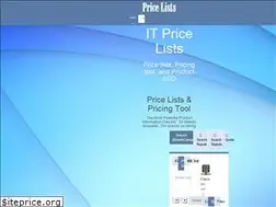 Sites similar to pricelists.net