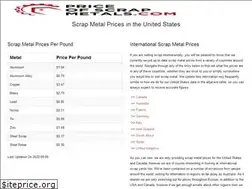 Sites similar to priceofscrapmetals.com