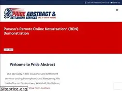 Sites similar to prideabstract.com