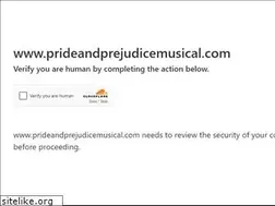Sites similar to prideandprejudicemusical.com