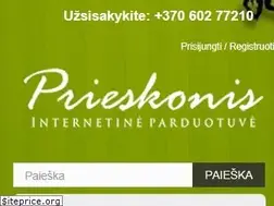 Sites similar to prieskonis.com