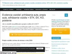 Sites similar to prihlasenieauta.sk