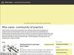 Sites similar to prijsvraagwhocares.nl