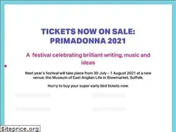 Sites similar to primadonnafestival.com