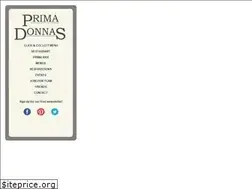 Sites similar to primadonnas.co.uk