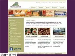 Sites similar to primafoodsinc.com