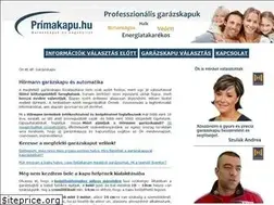 Sites similar to primakapu.hu