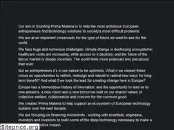 Sites similar to primamateria.com