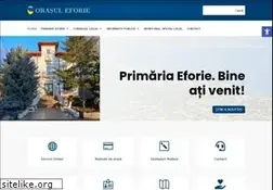 Sites similar to primariaeforie.ro