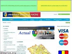 Sites similar to primariehateg.ro