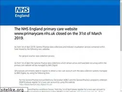 Sites similar to primarycare.nhs.uk