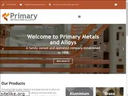 Sites similar to primarymetals.com.au