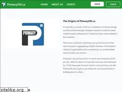 Sites similar to primaryon.ca