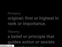 Sites similar to primarytheory.com