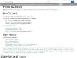 Sites similar to prime-numbers.info