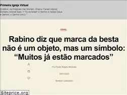 Sites similar to primeiraigrejavirtual.com.br