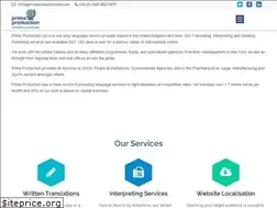 Sites similar to primeproductionltd.com