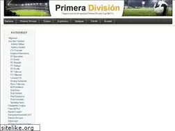 Sites similar to primera-division.com
