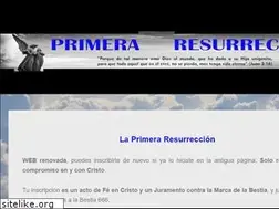 Sites similar to primeraresurreccion.com