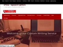 Sites similar to primeresearchwriters.com