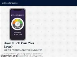 Sites similar to primesolarquotes.com