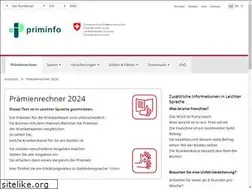 Sites similar to priminfo.ch