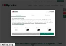 Sites similar to primion.de