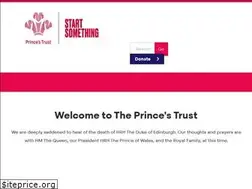 Sites similar to princes-trust.org