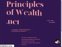 Sites similar to principlesofwealth.net