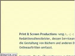 Sites similar to print-and-screen.de