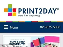 Sites similar to print2day.com.au