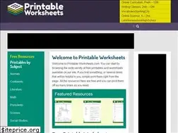 Sites similar to printable-worksheets.com