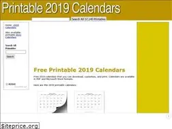 Sites similar to printable2019calendars.com