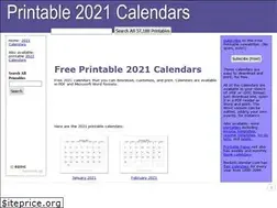 Sites similar to printable2021calendars.com