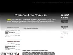 Sites similar to printableareacodelist.com