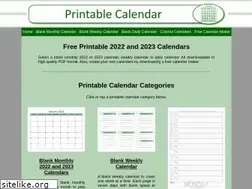 Sites similar to printablecalendar.ws