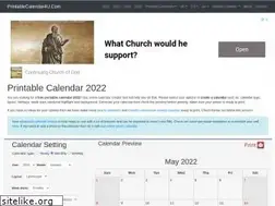 Sites similar to printablecalendar4u.com