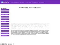 Sites similar to printablecalendarfree.com