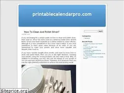 Sites similar to printablecalendarpro.com