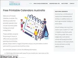 Sites similar to printablecalendars.com.au
