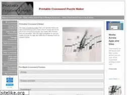 Sites similar to printablecrosswordmaker.com