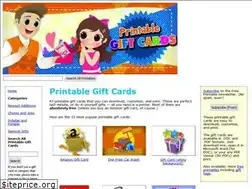 Sites similar to printablegiftcards.net