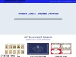 Sites similar to printablelabeltemplates.com