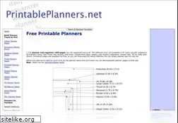 Sites similar to printableplanners.net