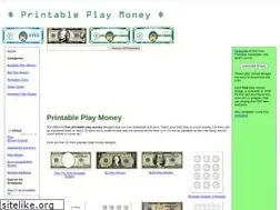 Sites similar to printableplaymoney.net