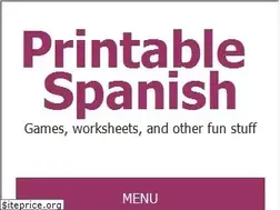 Sites similar to printablespanish.com