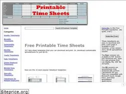 Sites similar to printabletimesheets.net