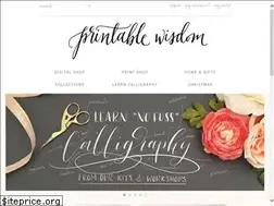 Sites similar to printablewisdomco.com