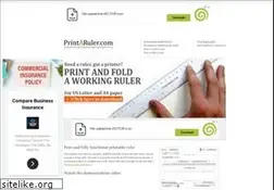 Sites similar to printaruler.com